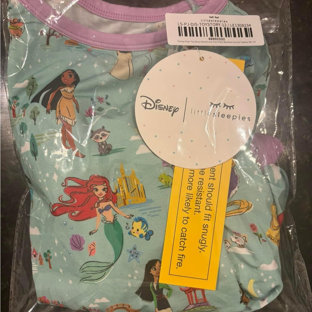 Little Sleepies Princess dreams size 3 T